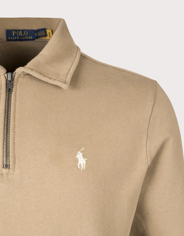 Quarter Zip Loopback Terry Sweatshirt