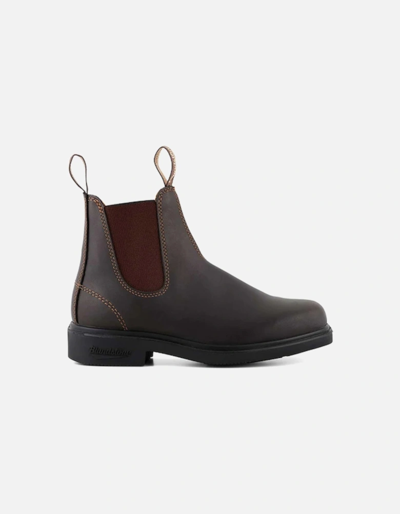 067 Unisex Chisel Toe Chelsea Boot Stout Brown