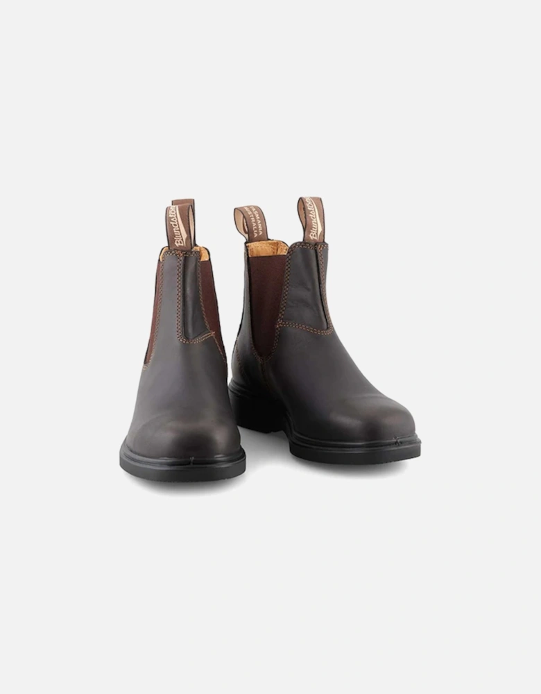 067 Unisex Chisel Toe Chelsea Boot Stout Brown