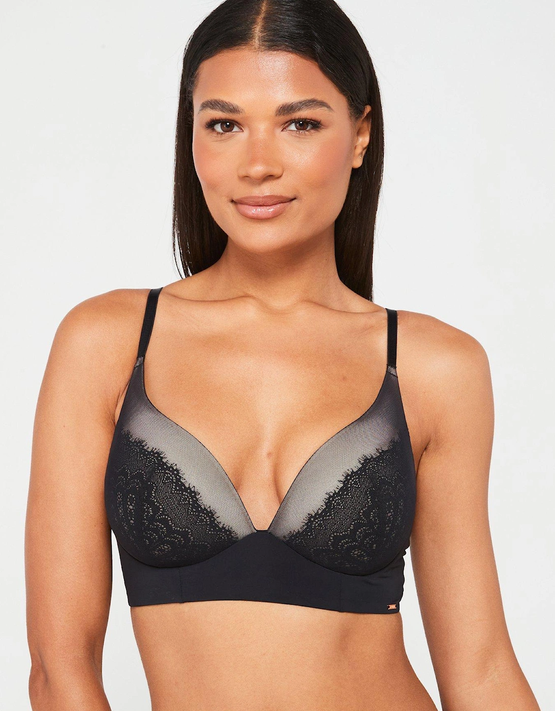 BRINLEY LIGHT PADDED SOFT BRA - BLACK, 4 of 3