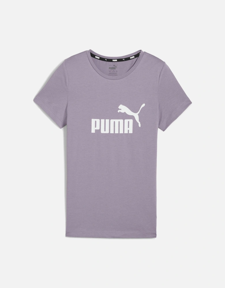 Girls Essentials Logo Tee - Purple