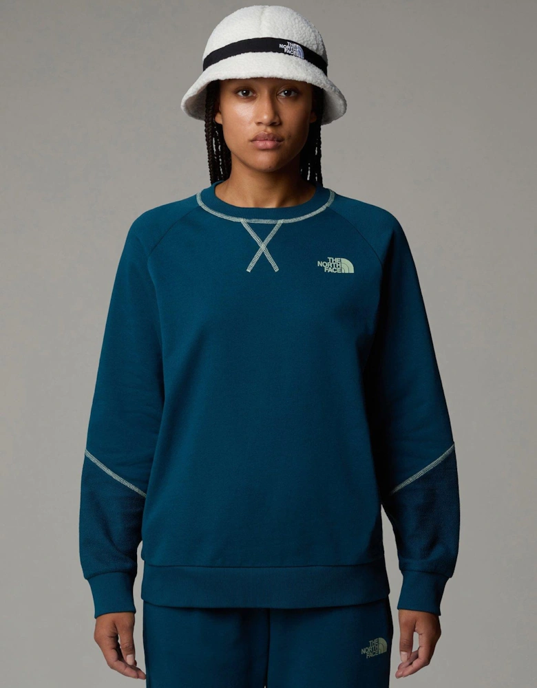 Womens Hakuun Crew - Navy