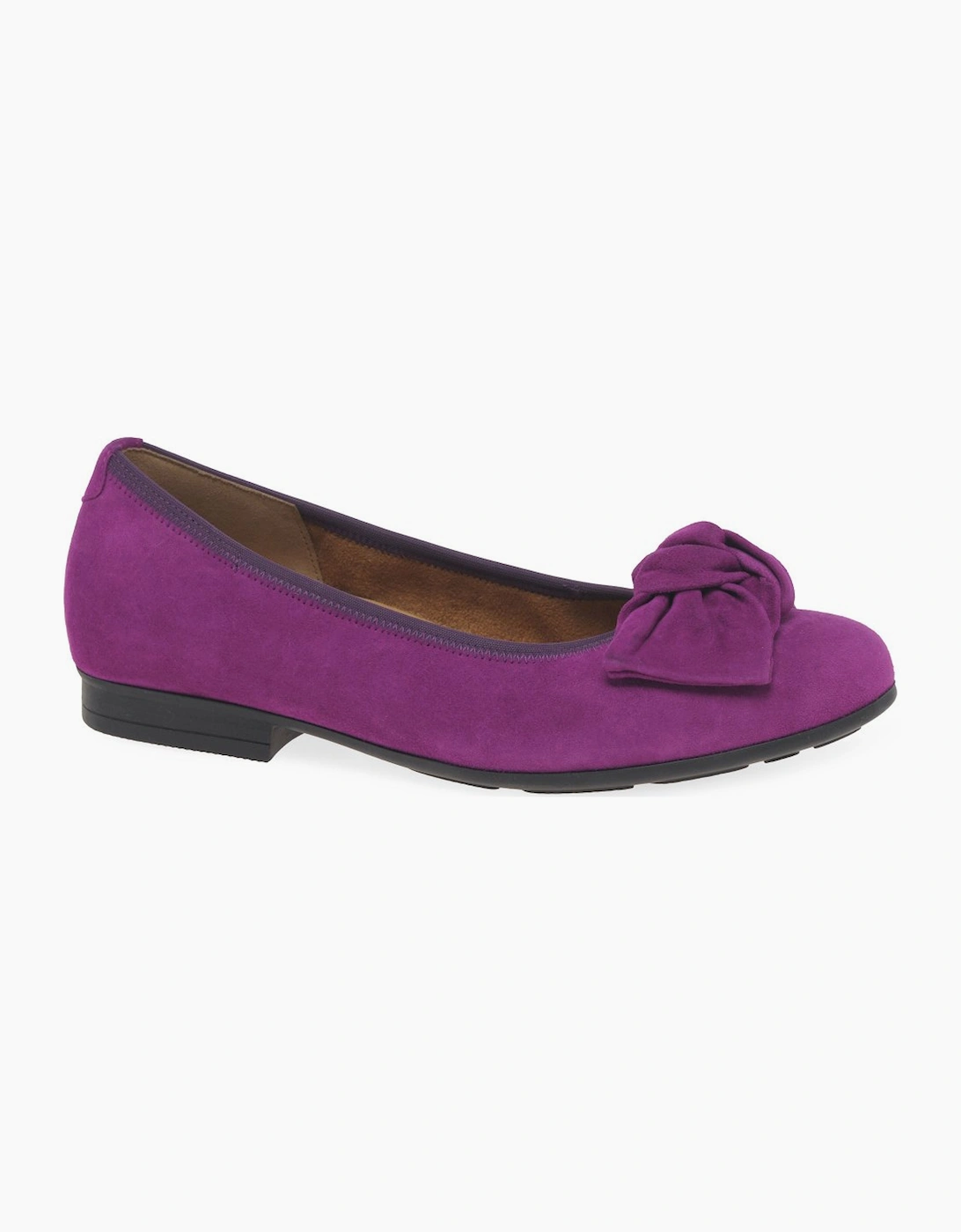 Gabor Women's Picnic Womens Ballet Pumps - Purple - Size: 2.5