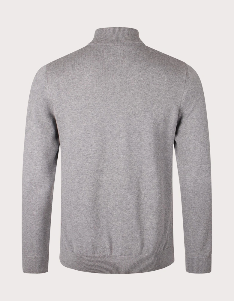 Quarter Zip Cotton Knit