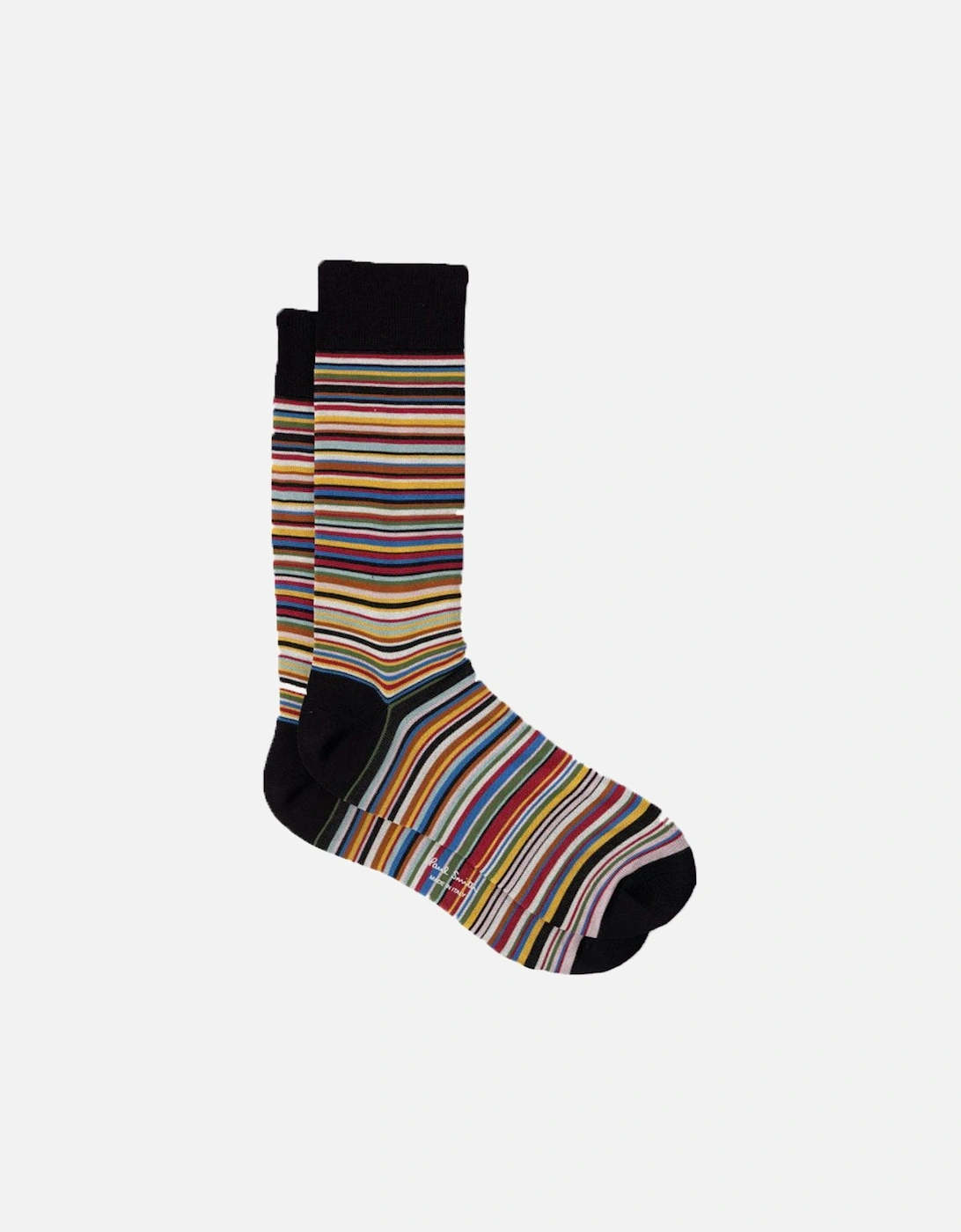 Signature Stripe Silk-Blend Socks, Multi, 3 of 2