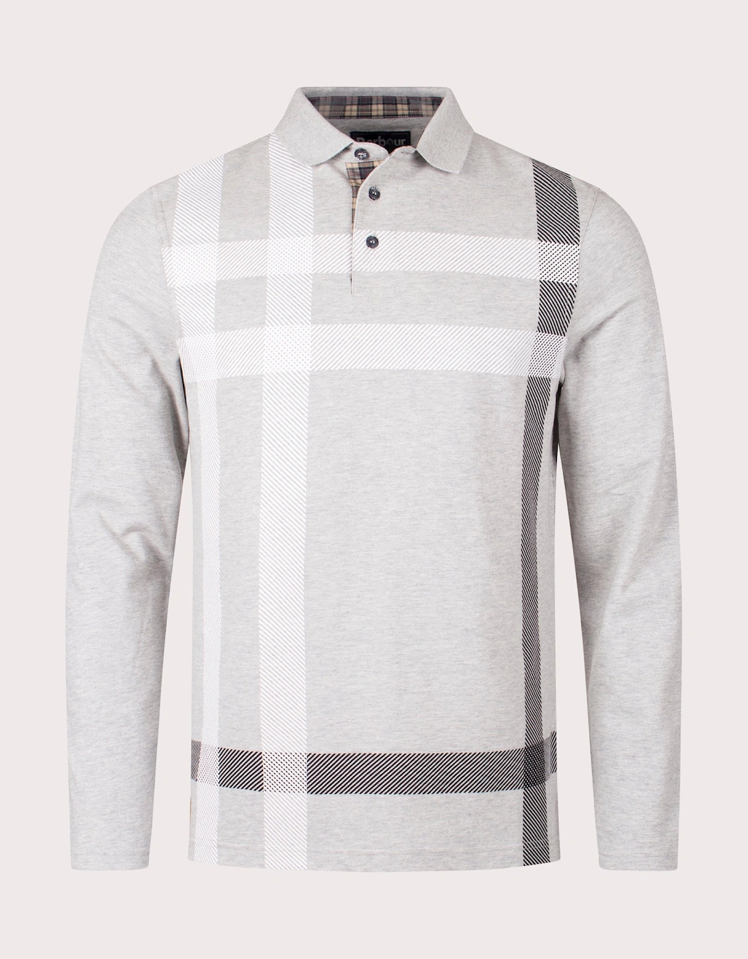 Blaine Tailored Long Sleeve Polo Shirt, 3 of 2