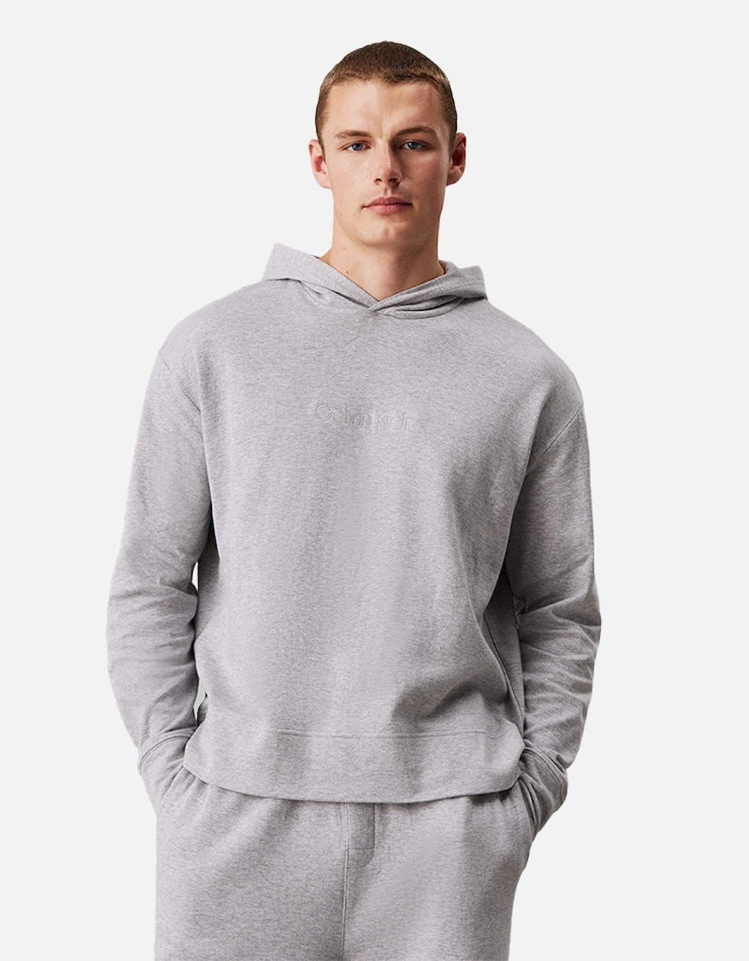 Modern Terry Lounge Hoodie, Medium Grey Heather, 5 of 4