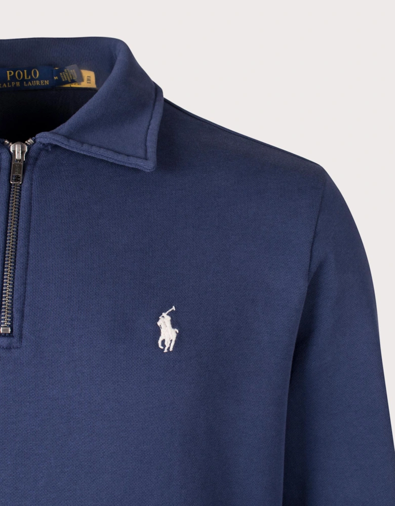 Quarter Zip Loopback Terry Sweatshirt