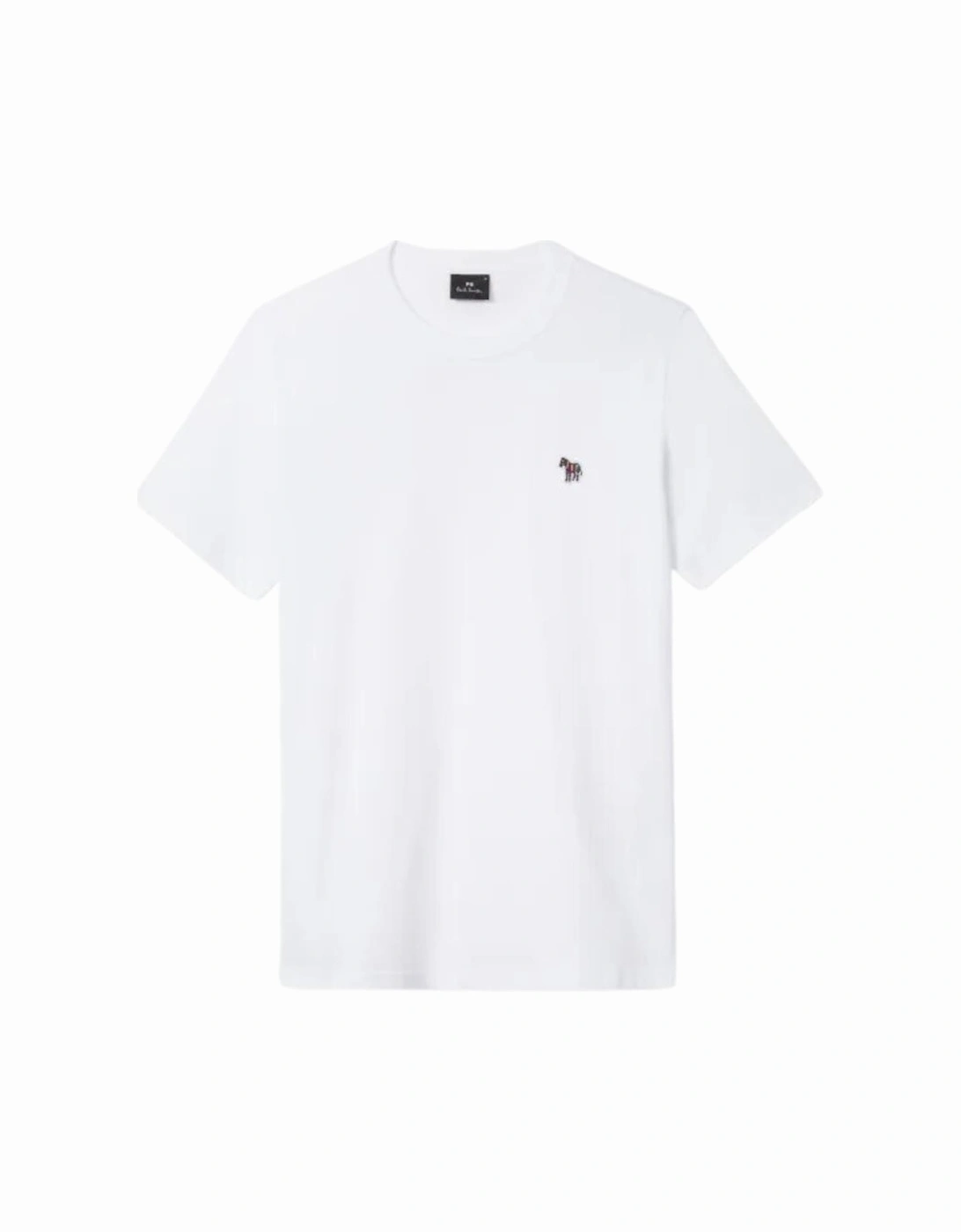 Men's Paul Smith Reg Fit SS T-Shirt Zebra - White - Size: 40