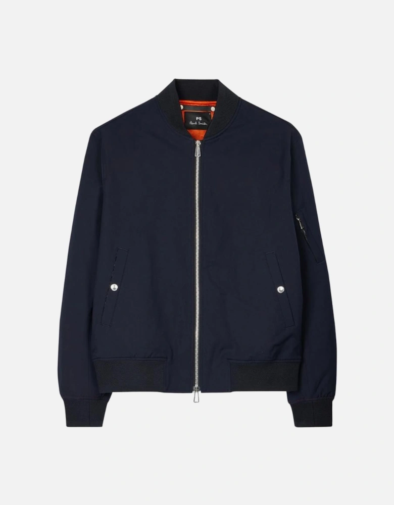 PS Zip Bomber Jacket - Navy