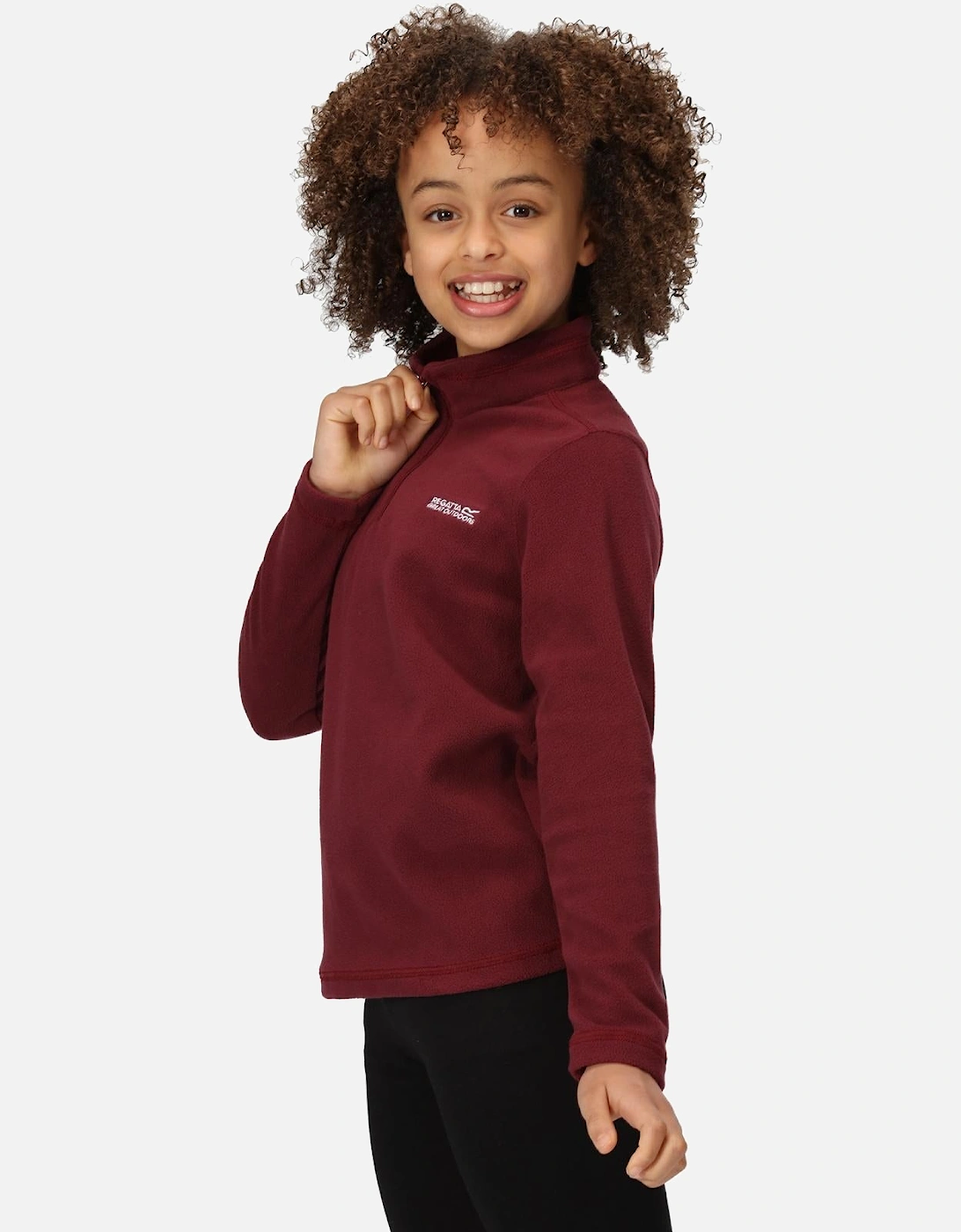 Kids Hot Shot II Half Zip Fleece, 2 of 1