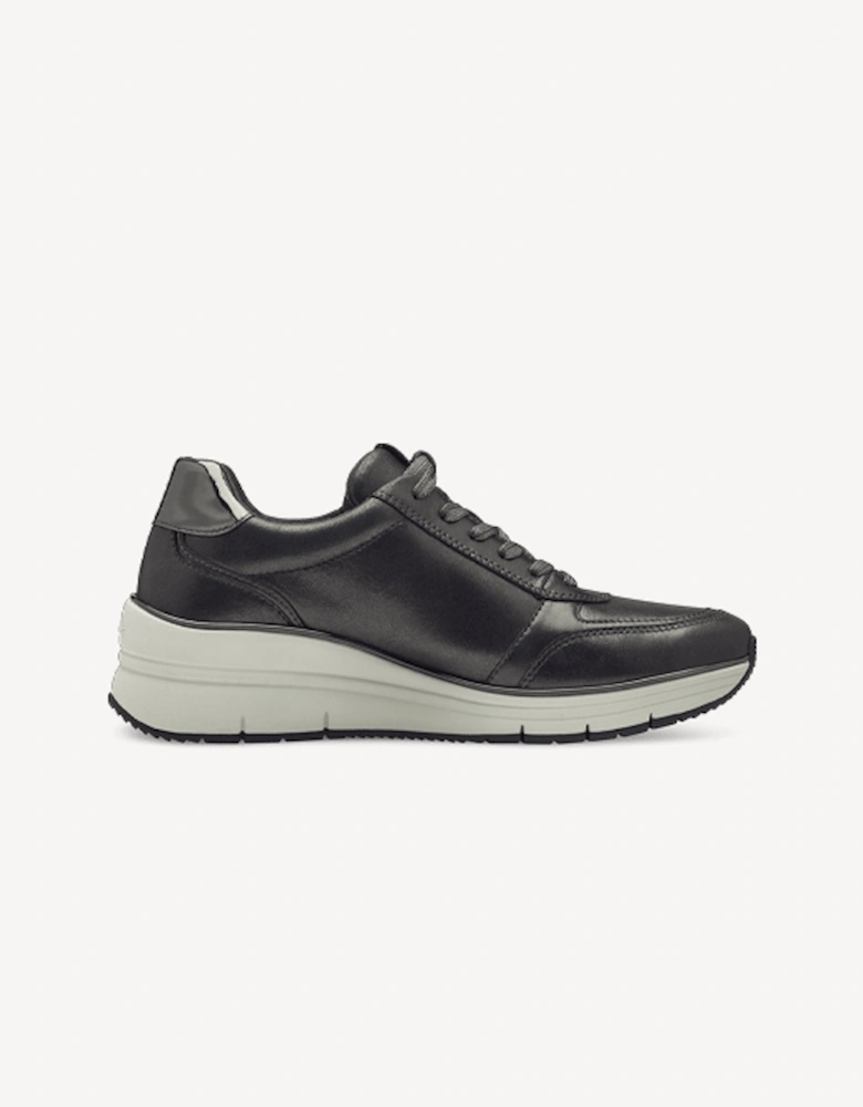 Women's Lace Up Trainer Anthracite