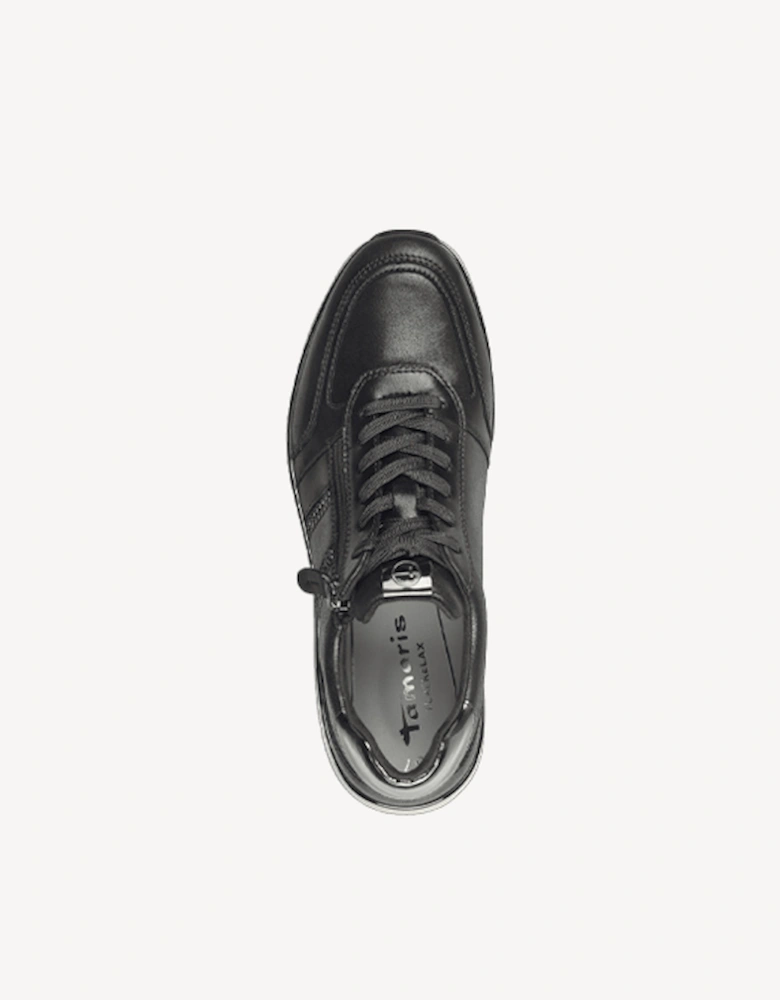 Women's Lace Up Trainer Anthracite