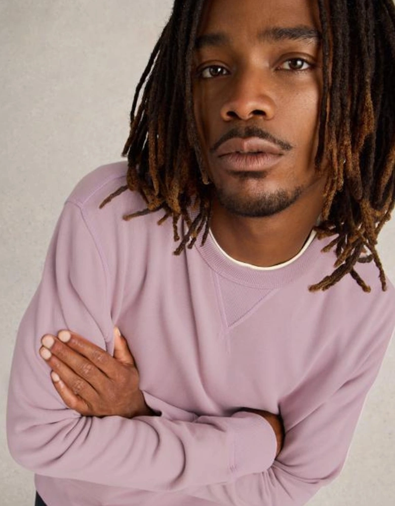 Men's Crew Neck Sweat Mid Pink