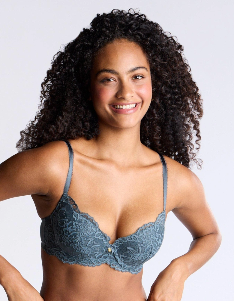 Balconette Bra - Slate Grey