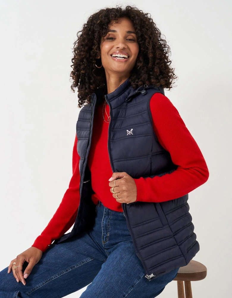 Lightweight Padded Gilet - Navy