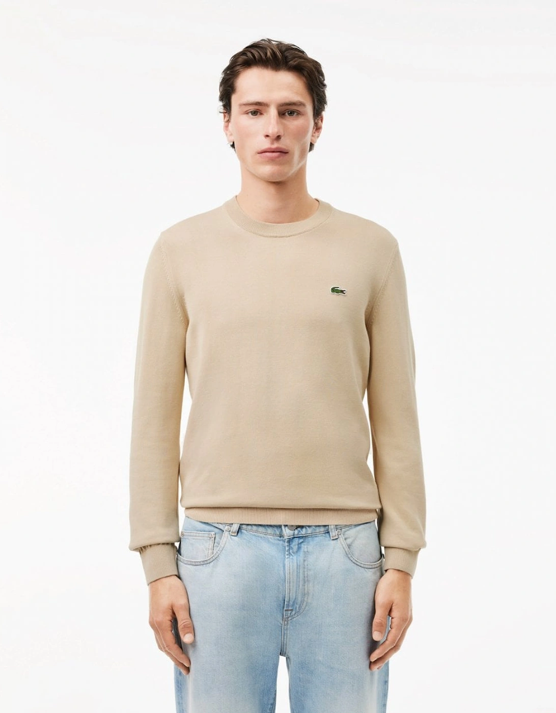 Mens Organic Cotton Crew Neck Sweater, 4 of 3