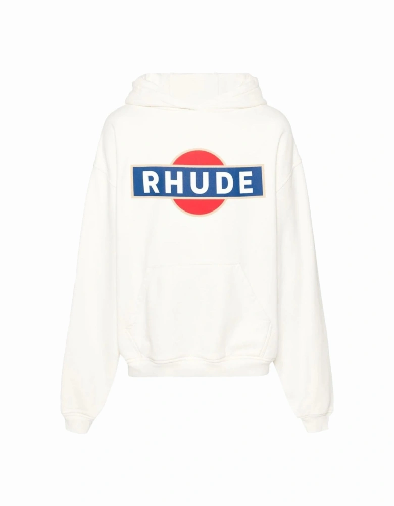 Vintage Racer Hoodie Ivory