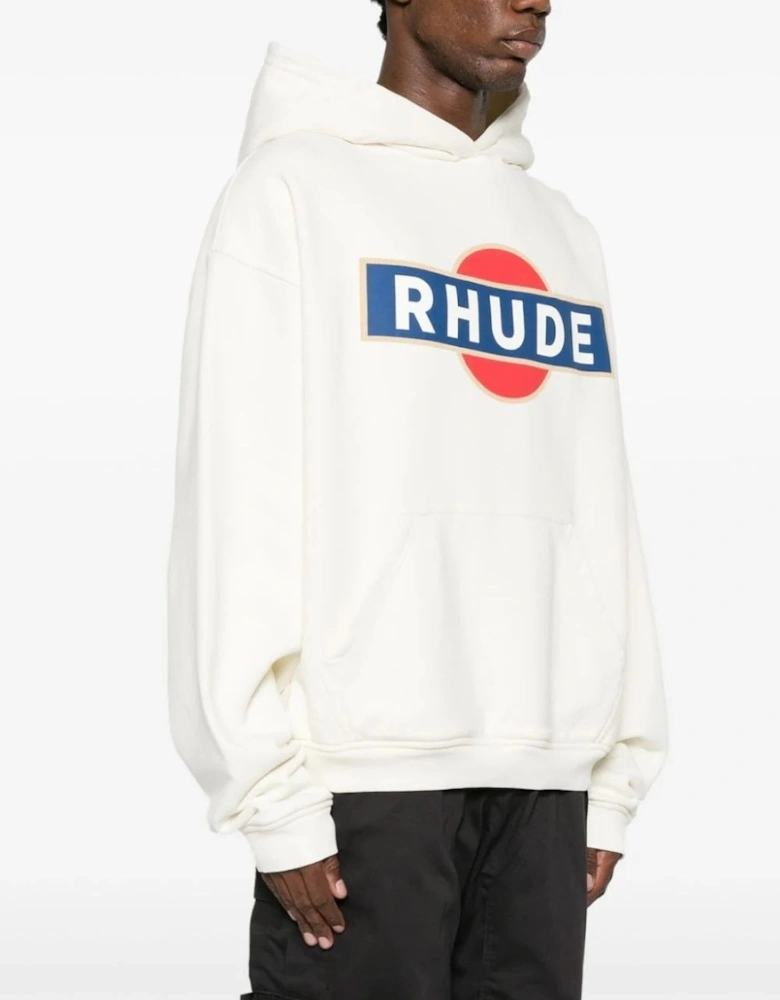 Vintage Racer Hoodie Ivory