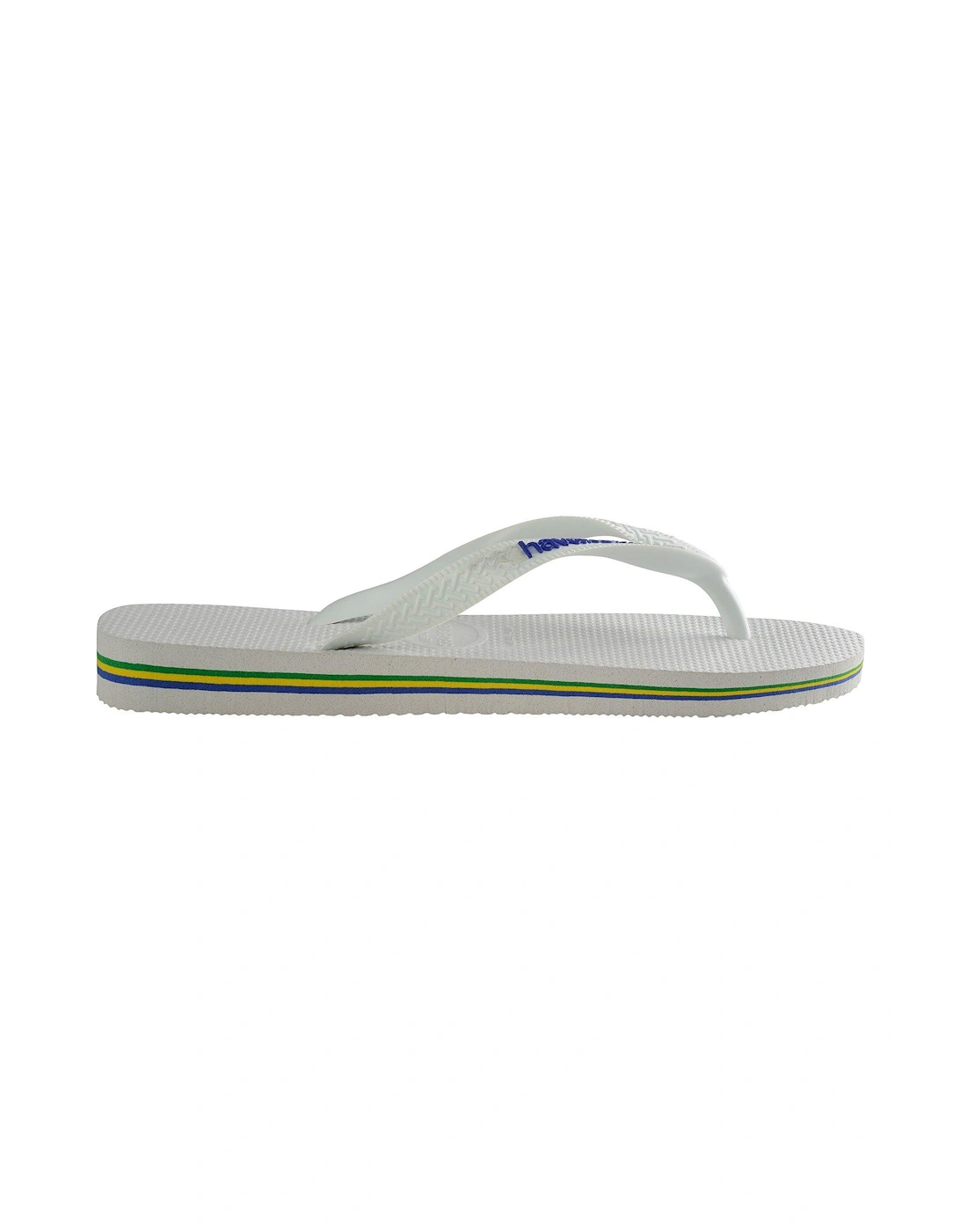 Kids Brasil Logo Flip Flop Sandal - White