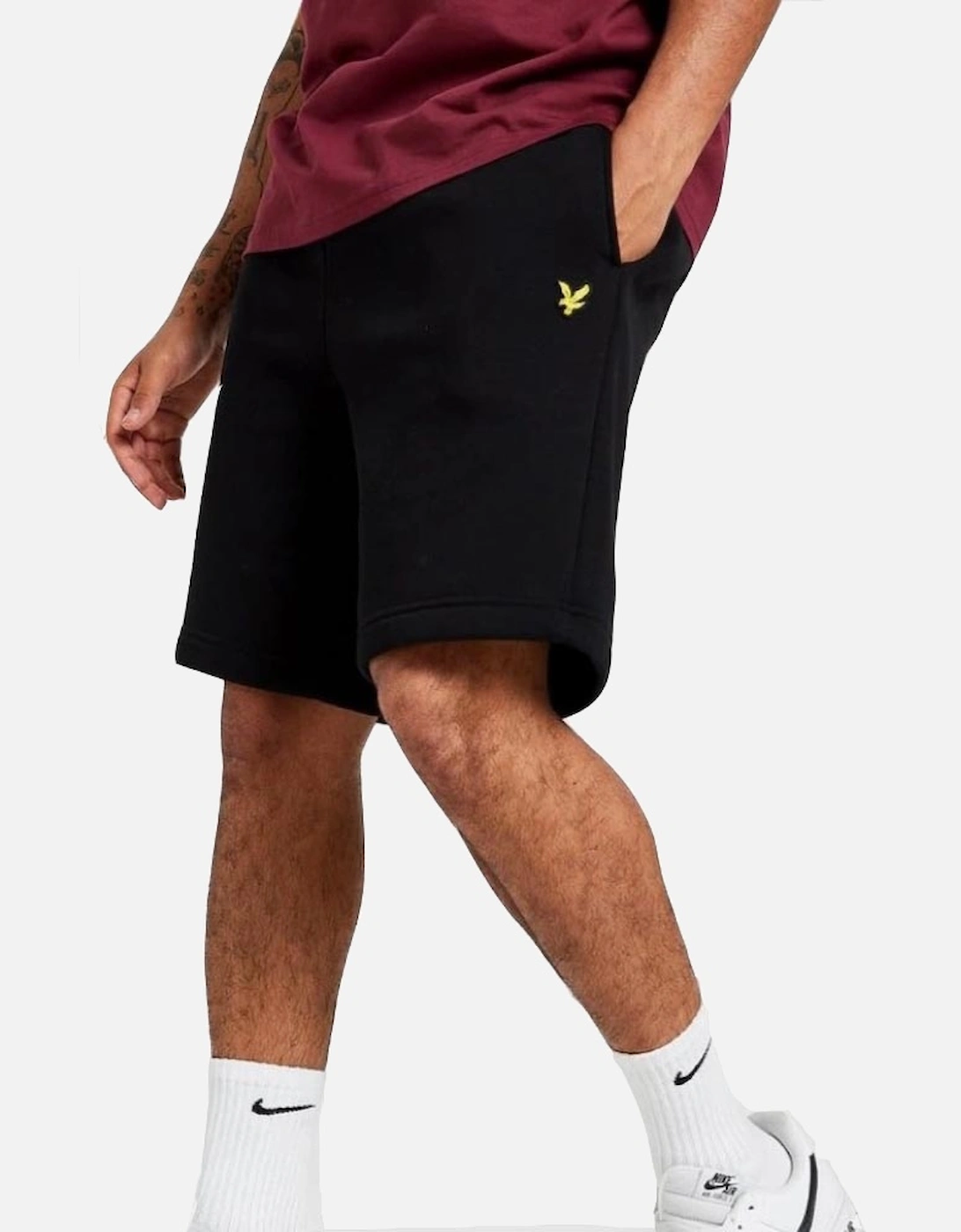 Lyle & Scott Mens Fly Soft Cotton Fleece Shorts, 2 of 1