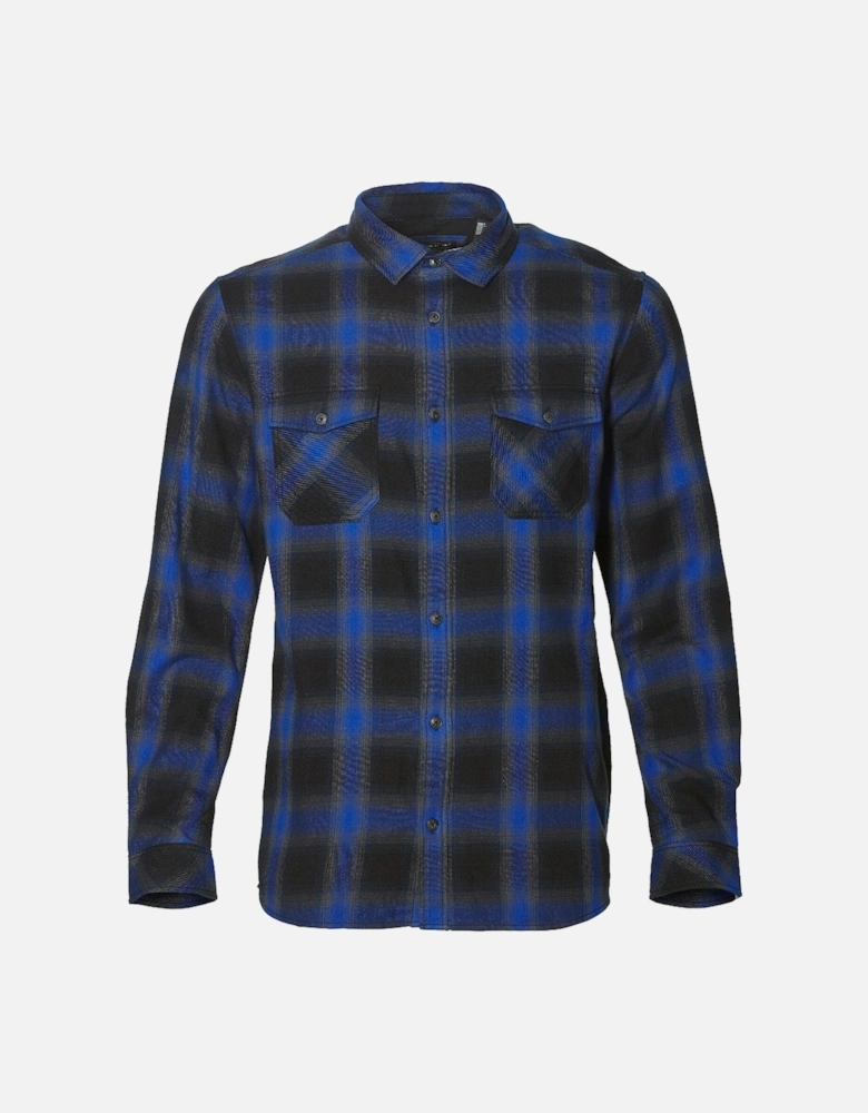 Mens Violator Flannel Regular Fit Long Sleeve Shirt