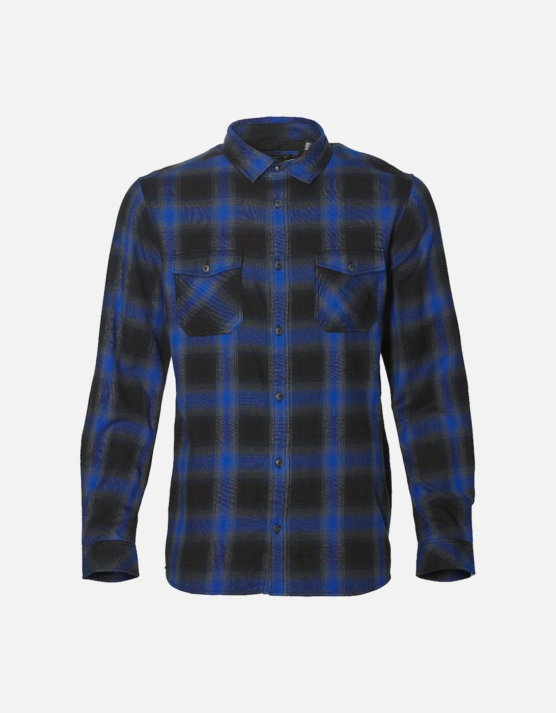 Mens Violator Flannel Regular Fit Long Sleeve Shirt, 3 of 2