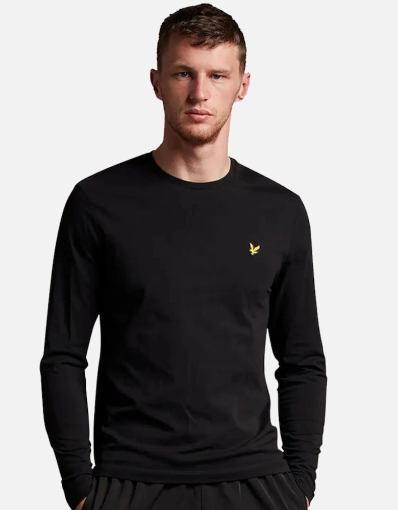 Lyle & Scott Mens Long Sleeve Regular Fit Cotton T Shirt