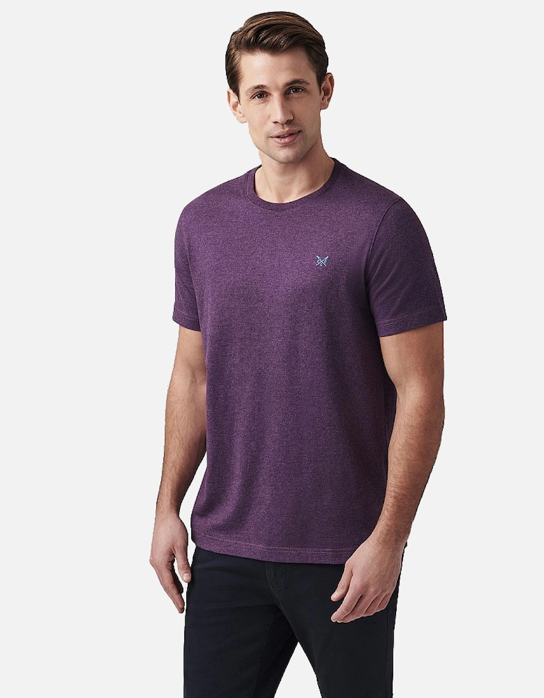 Mens Crew Neck Cotton Soft Classic T Shirt, 6 of 5