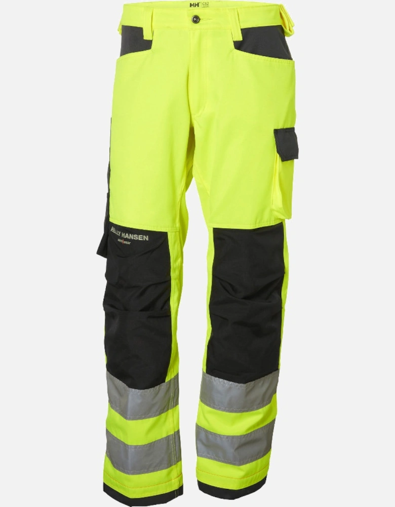 Mens Alna Durable Reinforced Hi-Vis Workwear Trousers