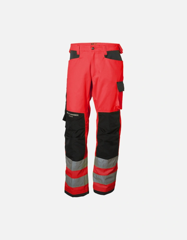 Mens Alna Durable Reinforced Hi-Vis Workwear Trousers