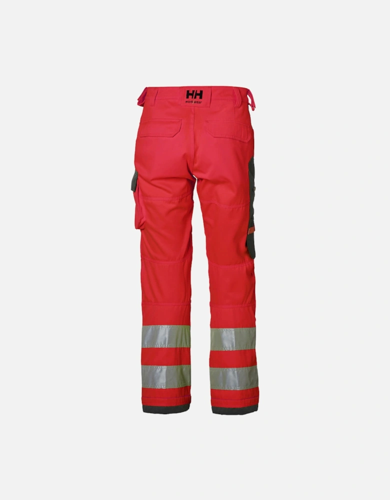 Mens Alna Durable Reinforced Hi-Vis Workwear Trousers