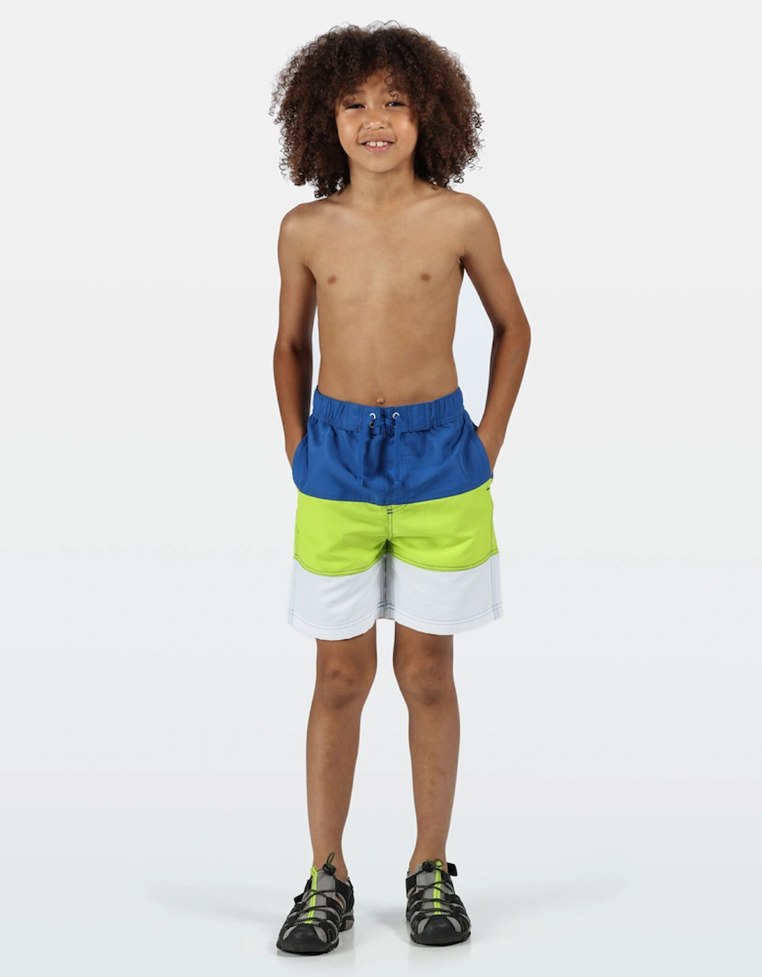 Boys Shaul III Polyester Board Swim Short