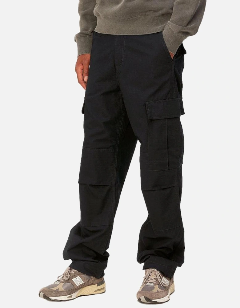 Regular Cargo Pant Black Rinsed