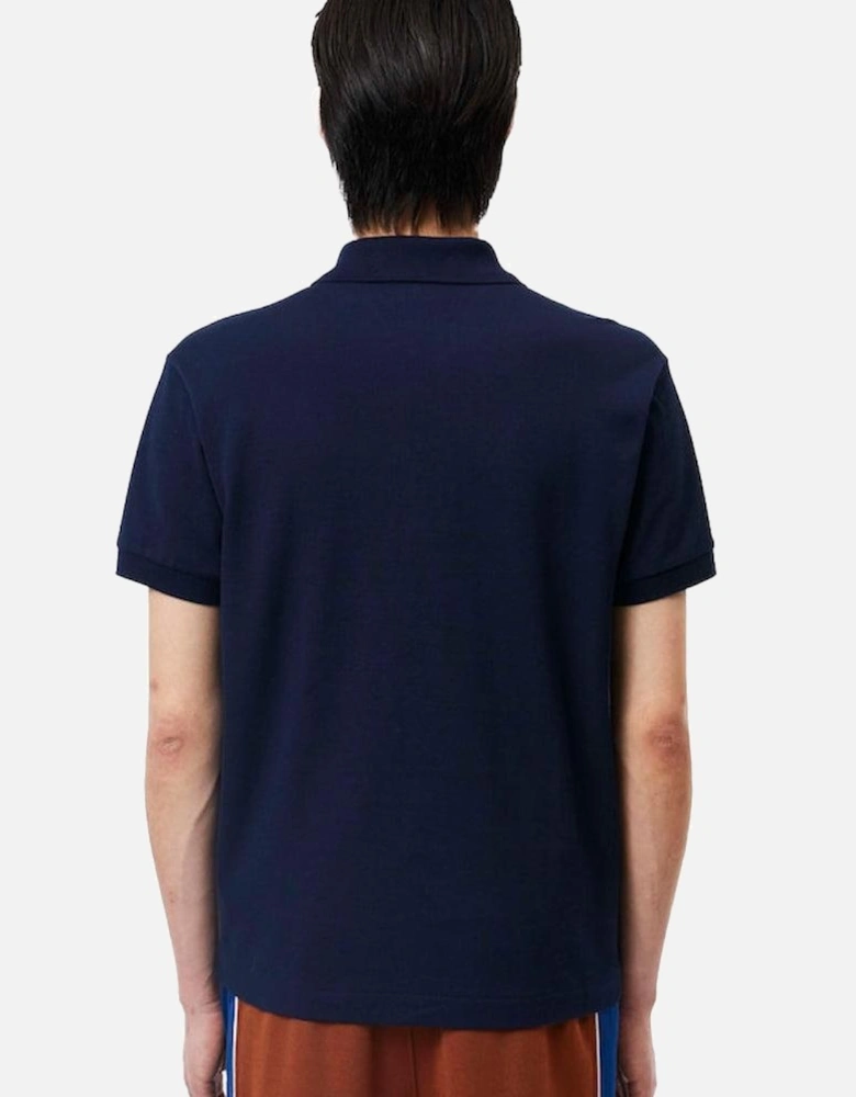 Classic Fit Polo Shirt Navy Blue