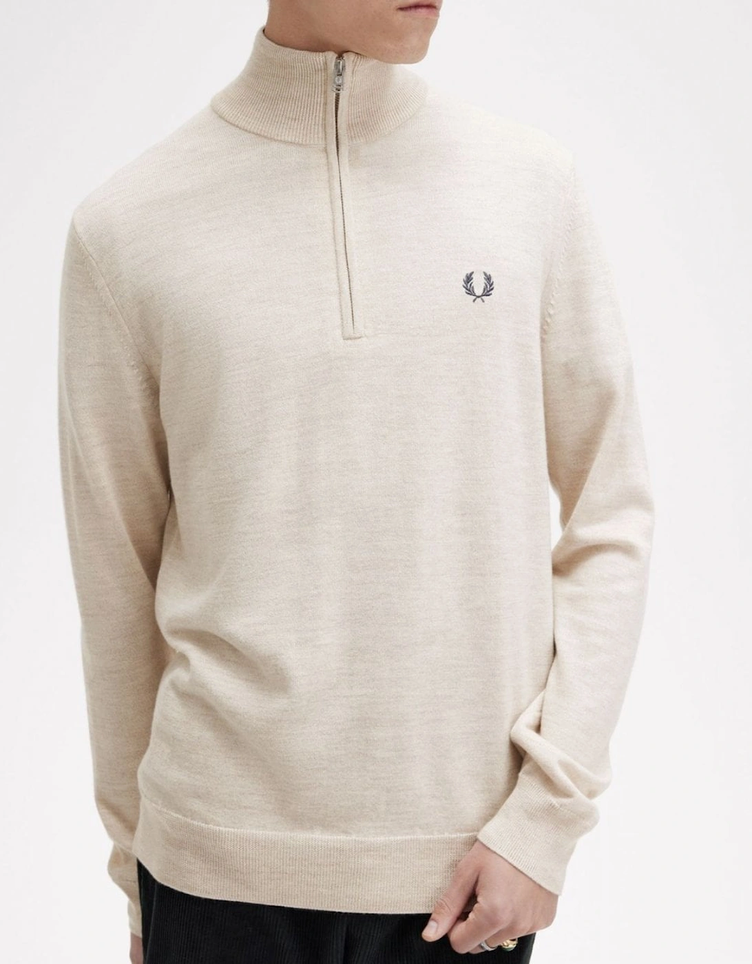 Mens Classic Half Zip Jumper