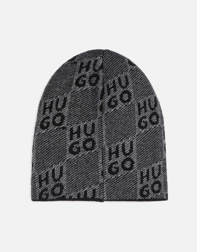 HUGO BLACK REPEAT LOGO HAT G00261