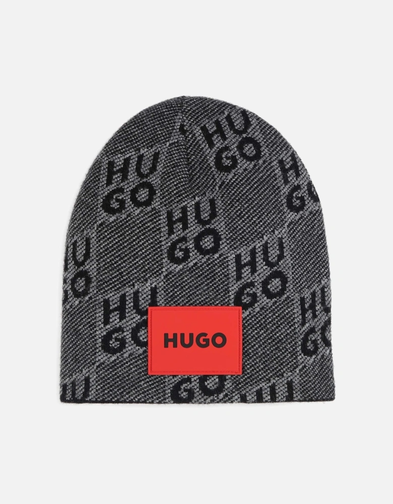 HUGO BLACK REPEAT LOGO HAT G00261