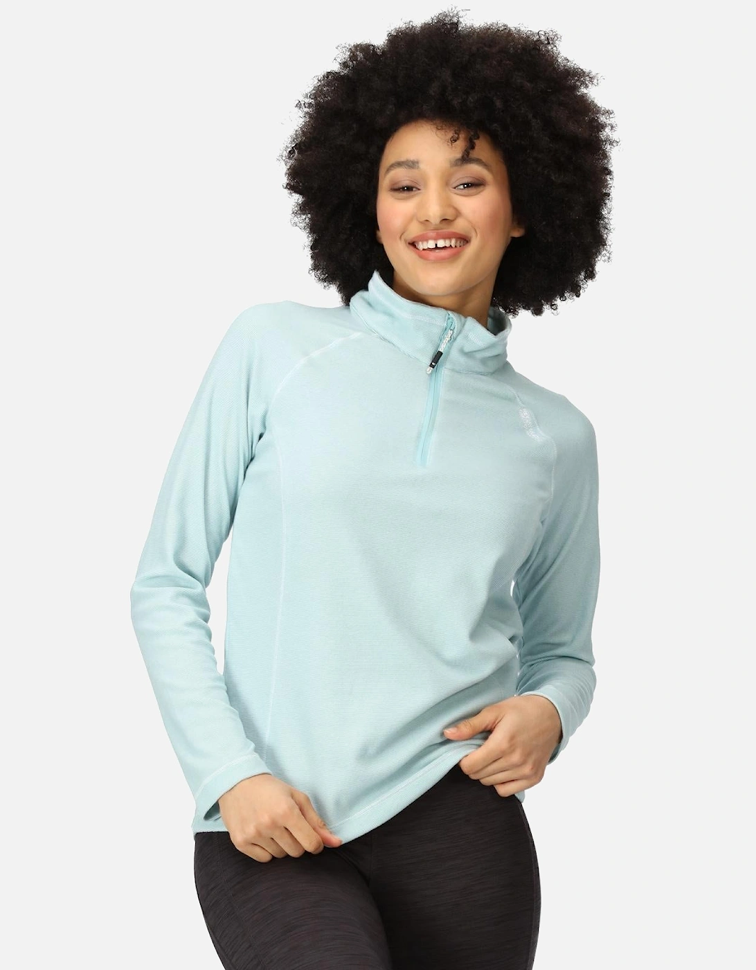 Womens Montes Lightweight Half Zip Fleece, 2 of 1