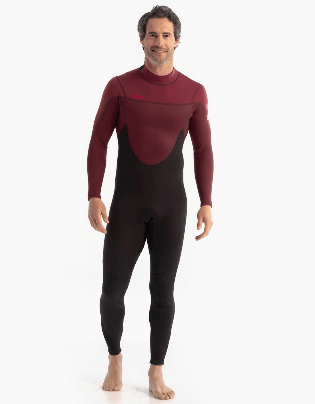 Men's Jobe Mens Perth 3/2mm Back Zip Full Length Wetsuit - Red - Size: S
