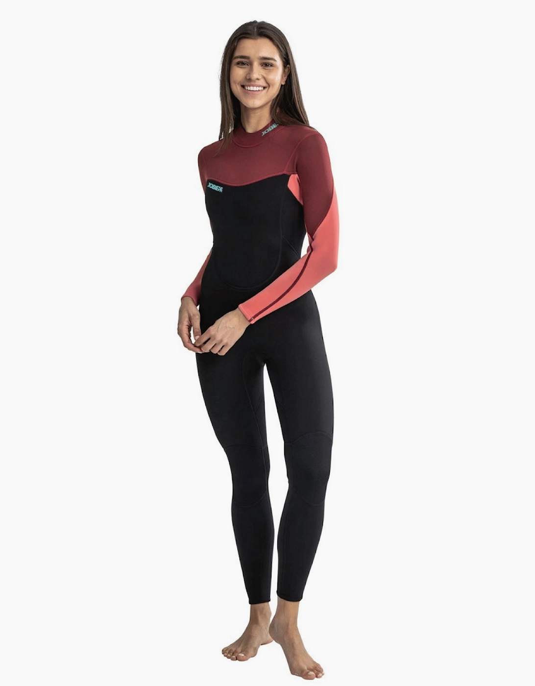 Jobe Women's Pink Sofia 3/2Mm Back Zip Full Length Wetsuit - Size L