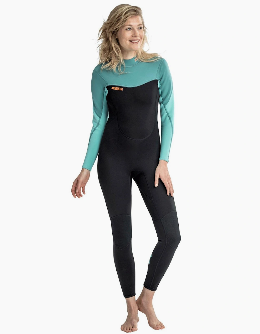 Women's Jobe Womens Sofia 3/2mm Back Zip Full Length Wetsuit - Vintage Teal - Size: S