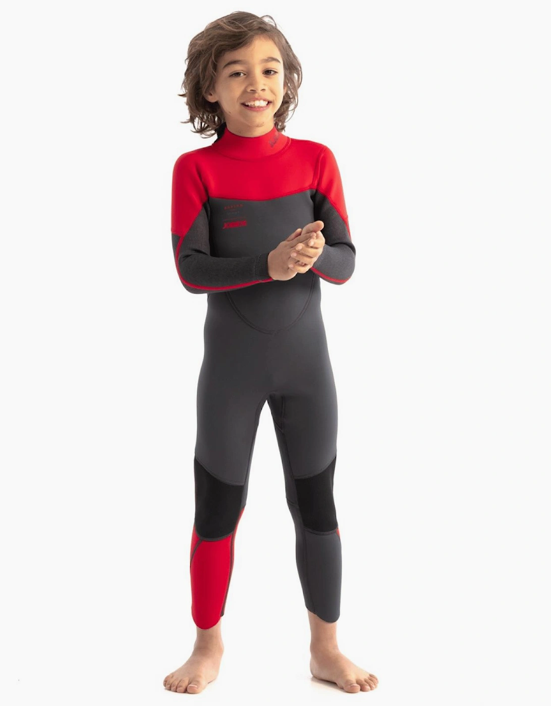 Jobe Unisex Red Boston 3/2Mm Back Zip Full Length Wetsuit  Size 176 Kids