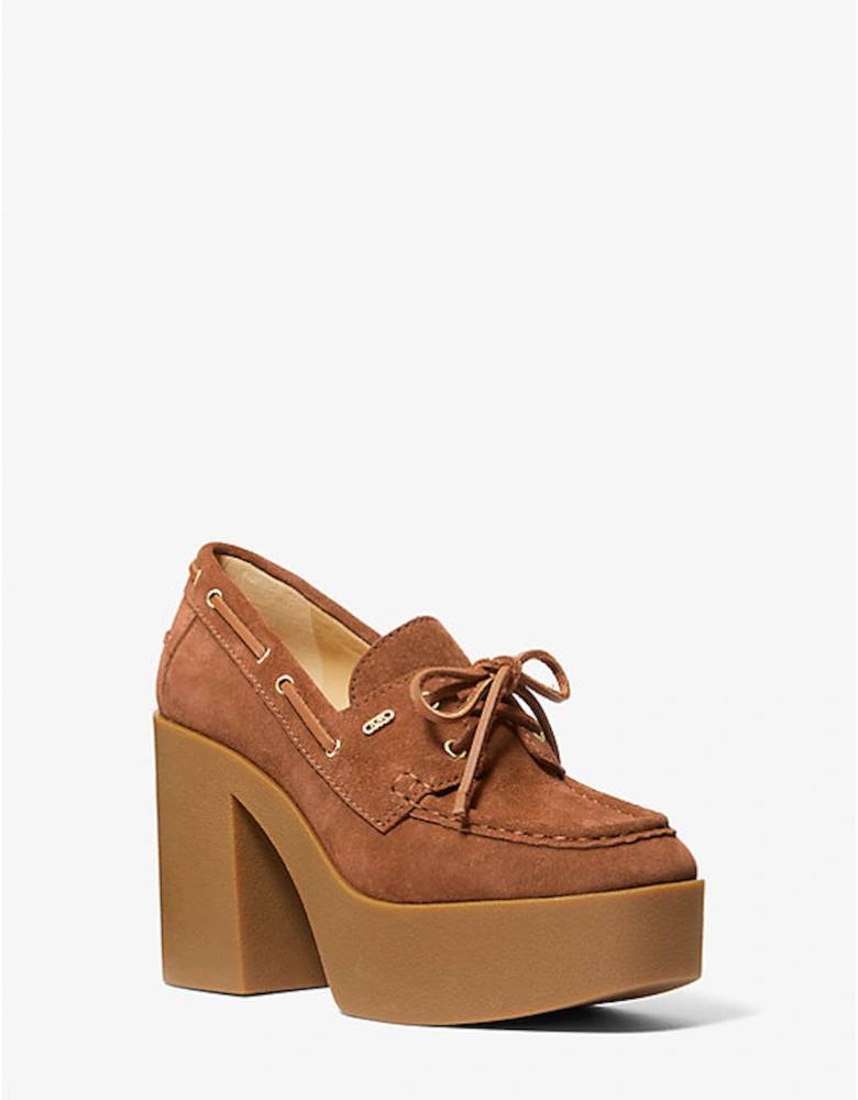 Cameron Suede Platform Loafer