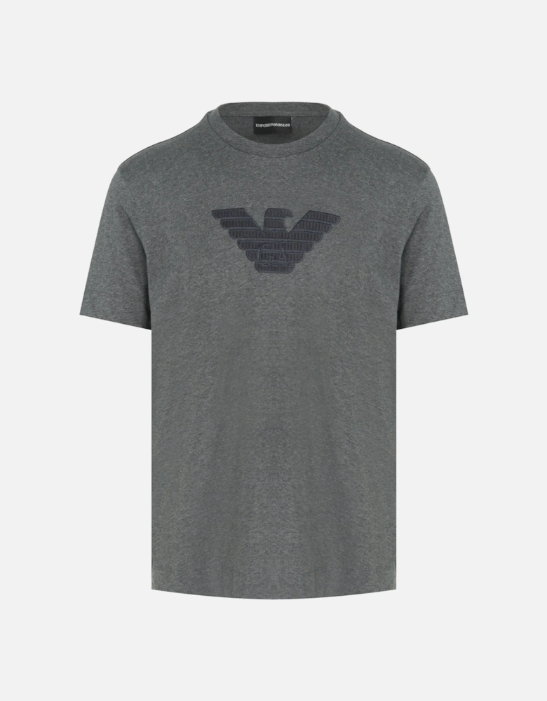 Cotton T-shirt With Branding Grey