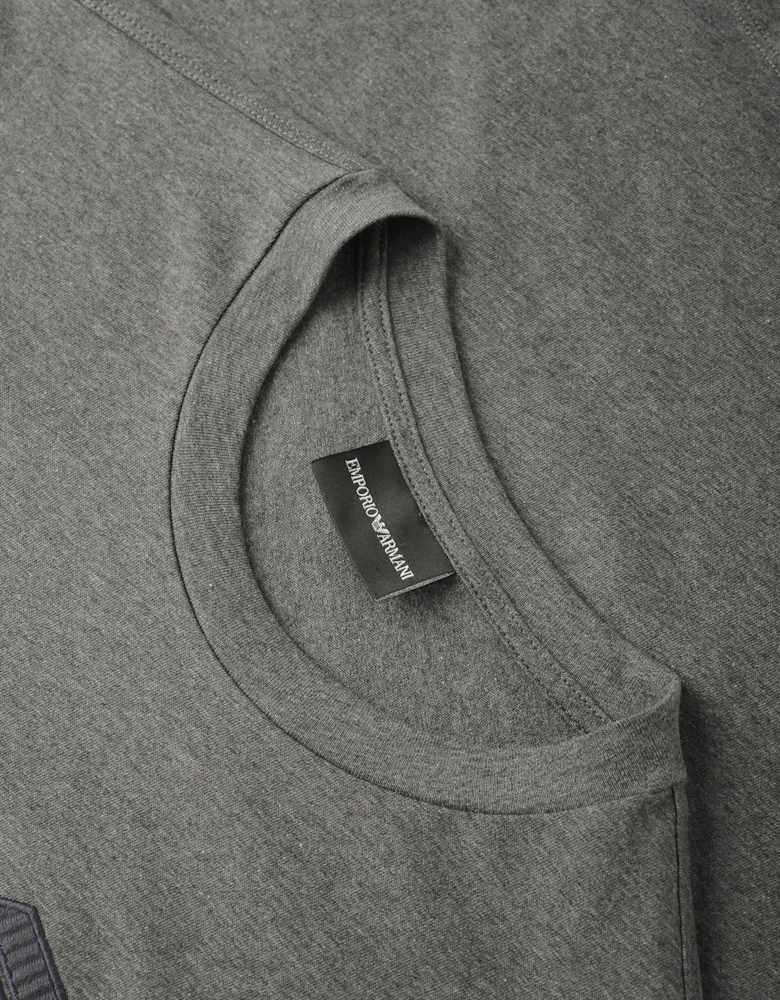 Cotton T-shirt With Branding Grey