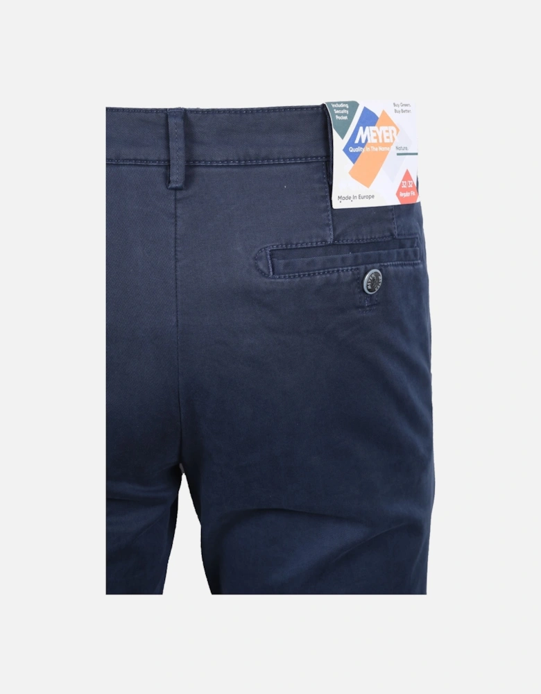 Roma Cotton Trouser Blue