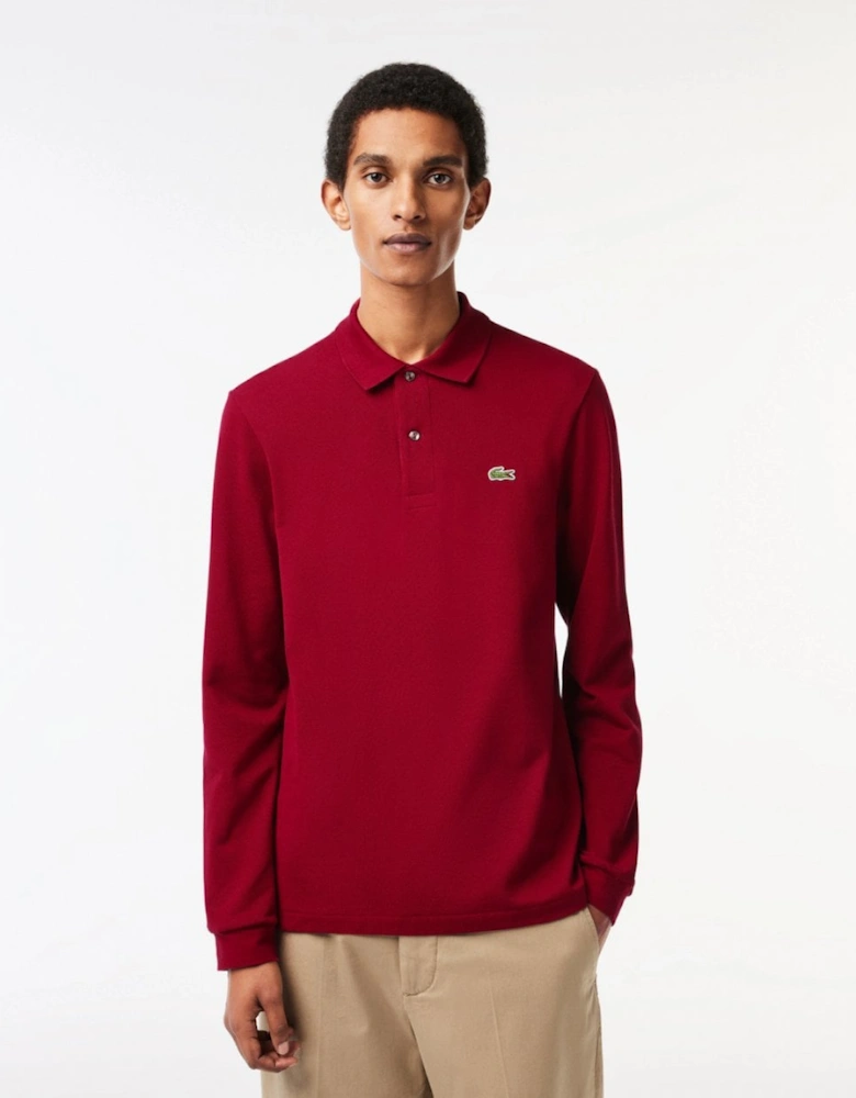 Original L.12.12 Mens Long Sleeve Cotton Polo Shirt