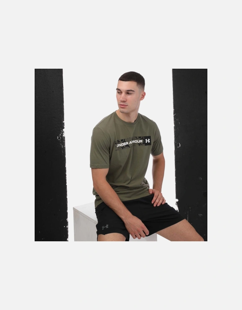 Camo Chest Stripe Short Sleeve - Mens UA Camo Chest Stripe T-Shirt