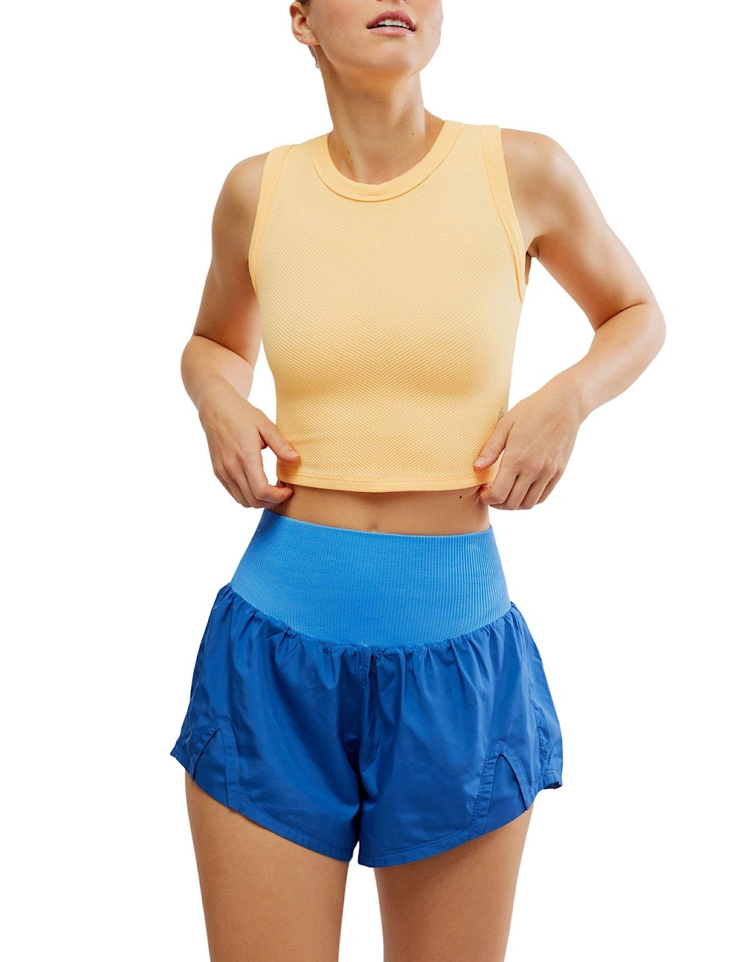 Womens Training Free Throw Muscle Tank - Orange, 2 of 1
